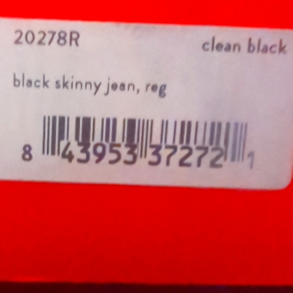 SPANX Ankle Skinny Jeans in Clean Black New With Tag Medium - Picture 1 of 3